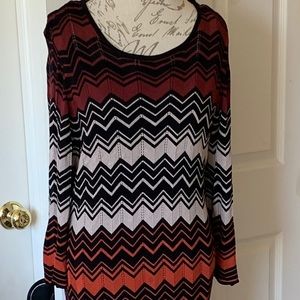 Dress Barn “Missoni Inspired” 3XL Sweater Dress